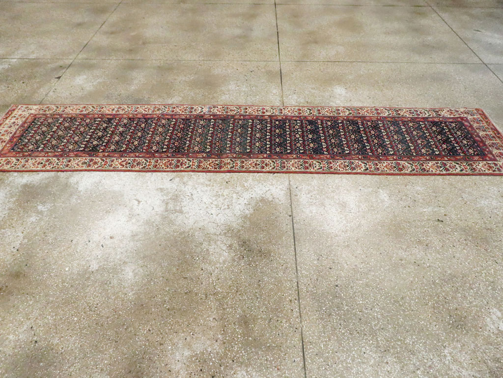 Antique Persian Malayer Runner, No.27770 - Staging