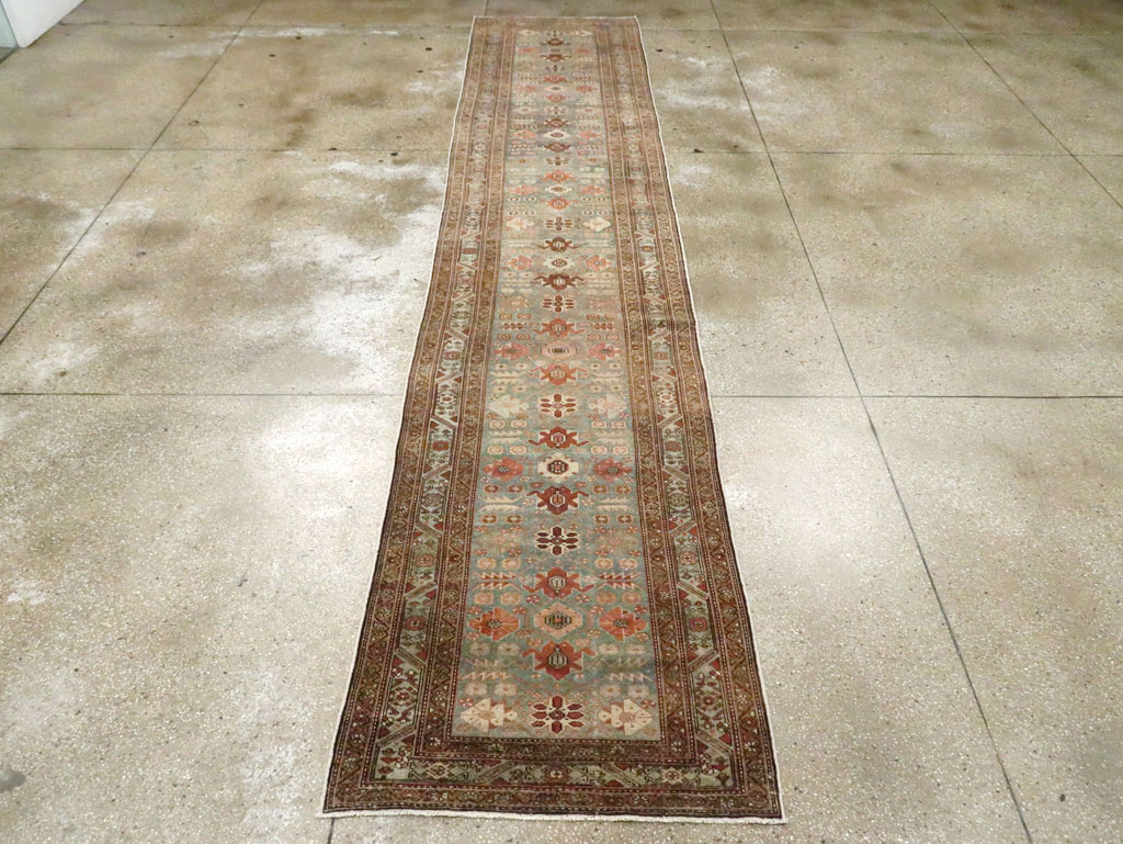 Antique Persian Malayer Runner, No.27771 - Staging