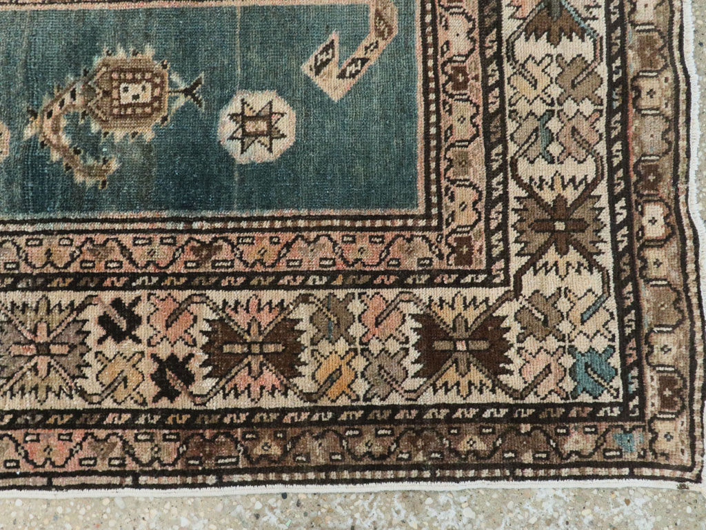 Vintage Persian Serapi Rug, No.27773 - Staging