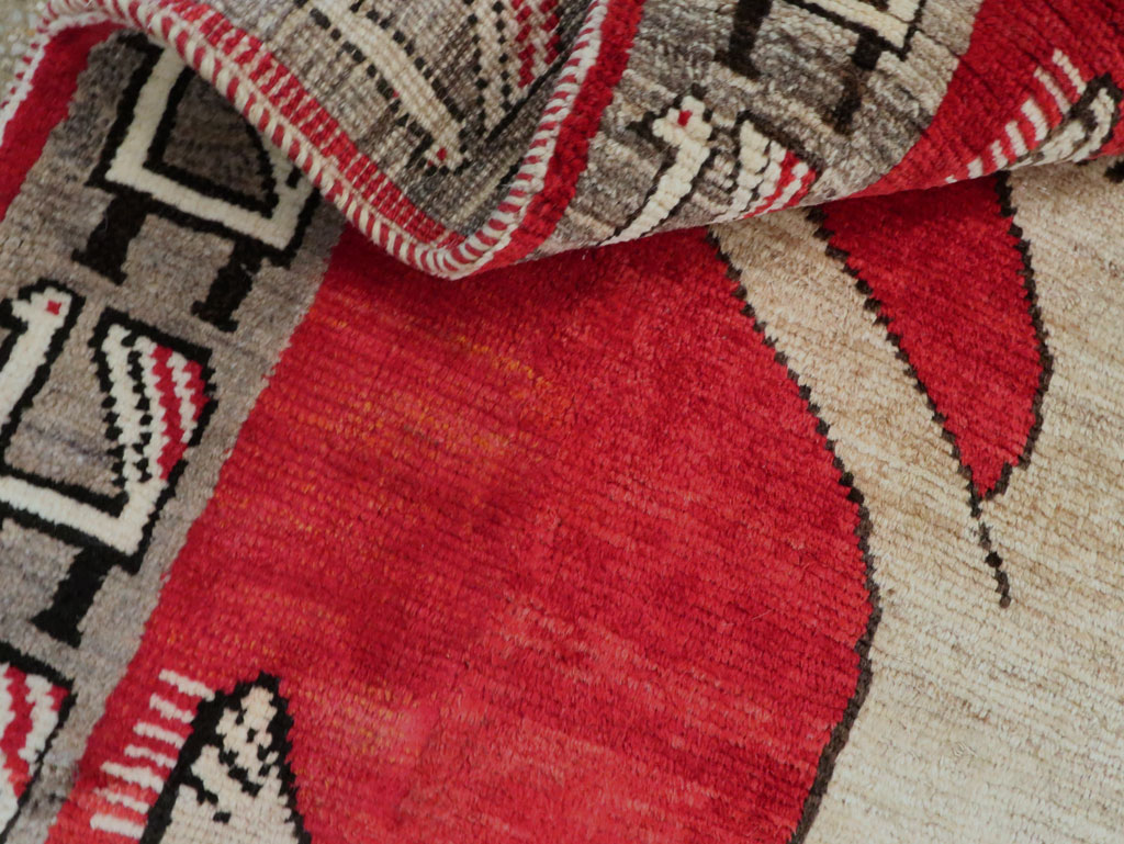 Vintage Persian Gabbeh Rug, No.27786 - Staging