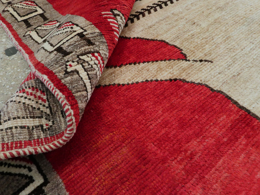 Vintage Persian Gabbeh Rug, No.27786 - Staging