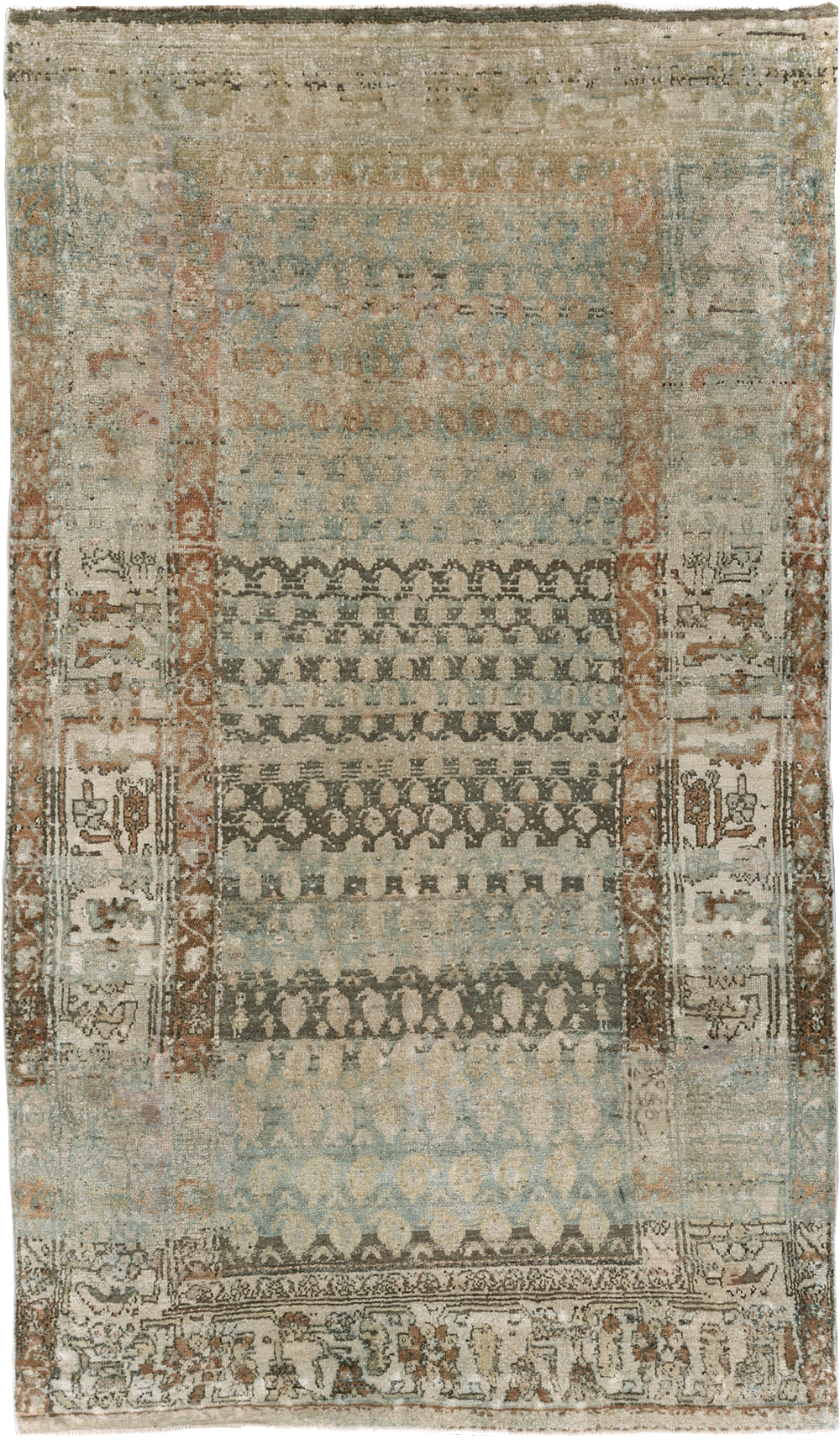 Antique Persian Malayer Rug, No.27796 - Staging