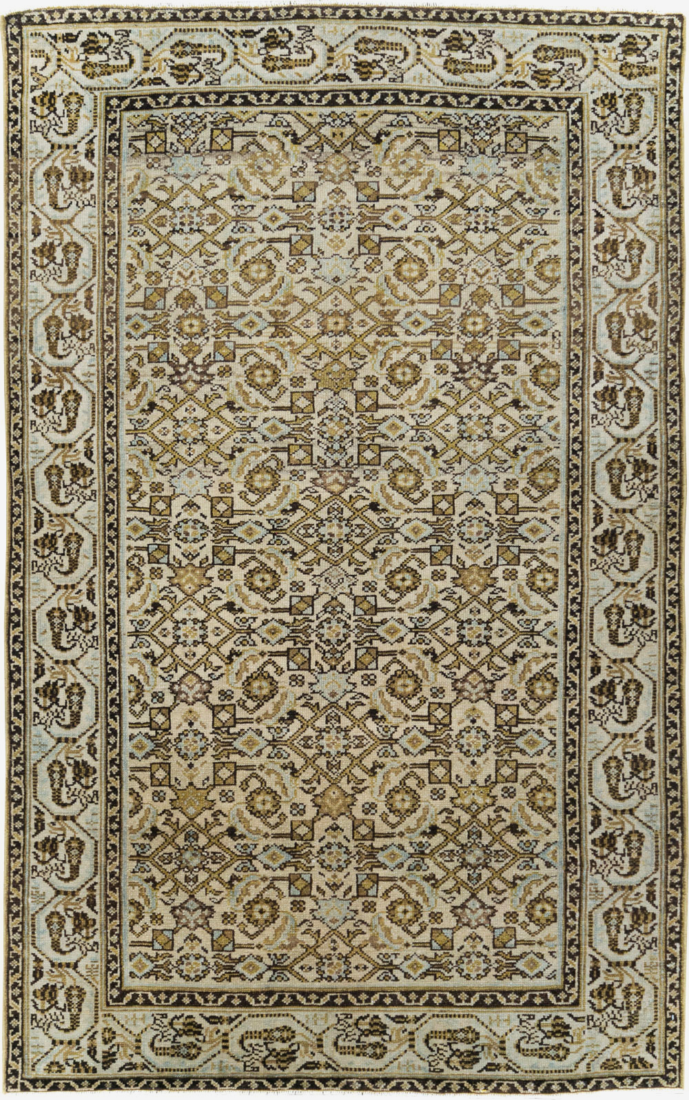 Antique Persian Malayer Rug, No.27799 - Staging