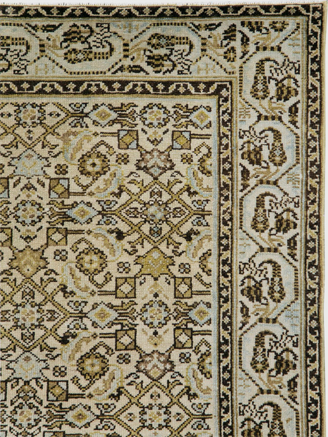 Antique Persian Malayer Rug, No.27799 - Staging
