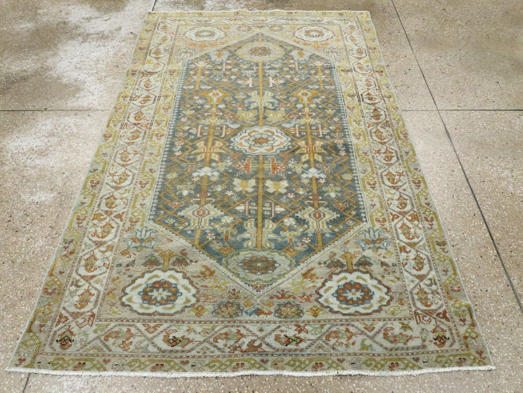 Antique Persian Malayer Rug, No.27800 - Staging