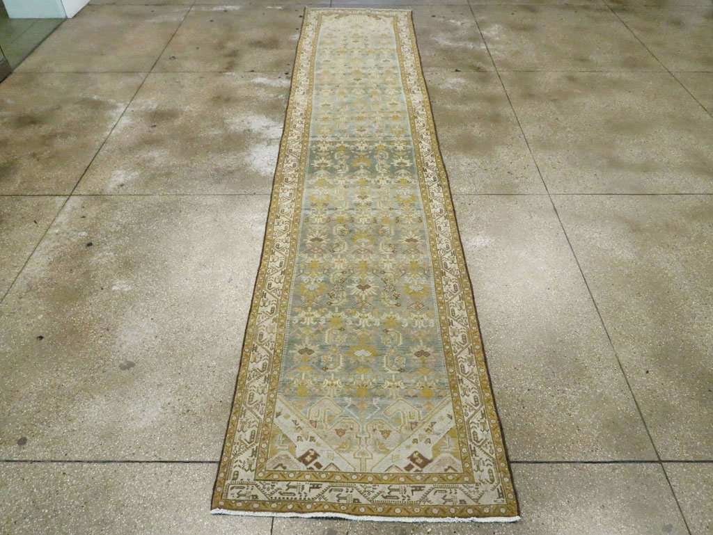 Vintage Persian Malayer Runner, No.27804 - Staging