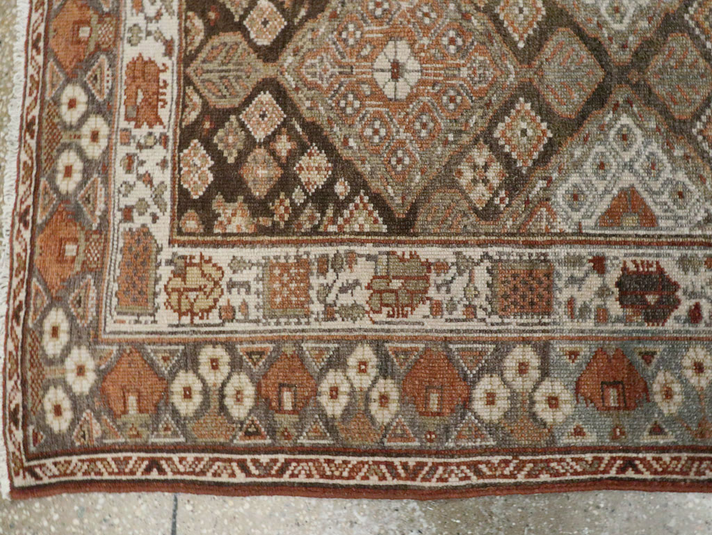 Vintage Persian Malayer Runner, No.27806 - Staging