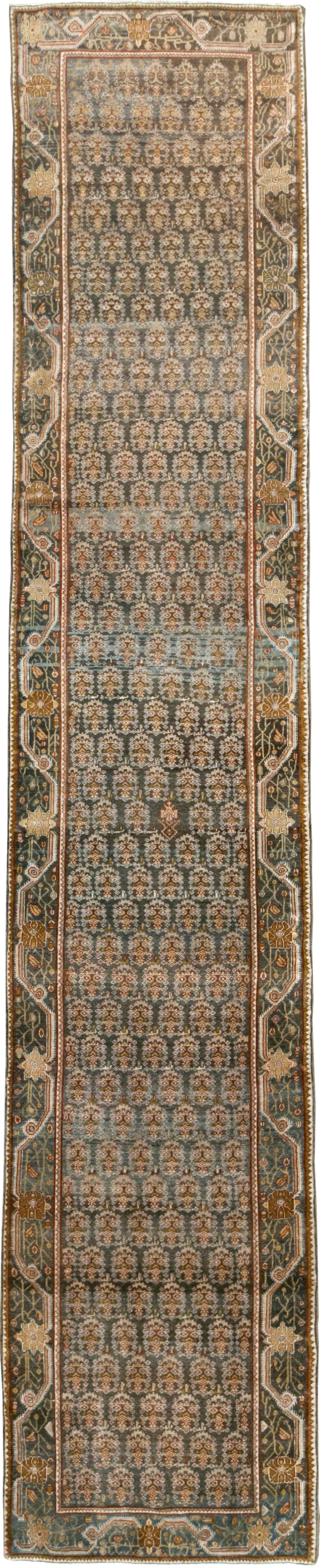 Antique Persian Malayer Runner, No.27807 - Staging