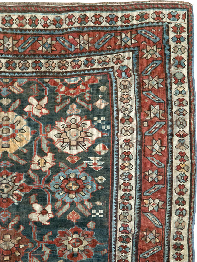 Antique Persian Kurd Gallery Rug, No.27820 - Staging