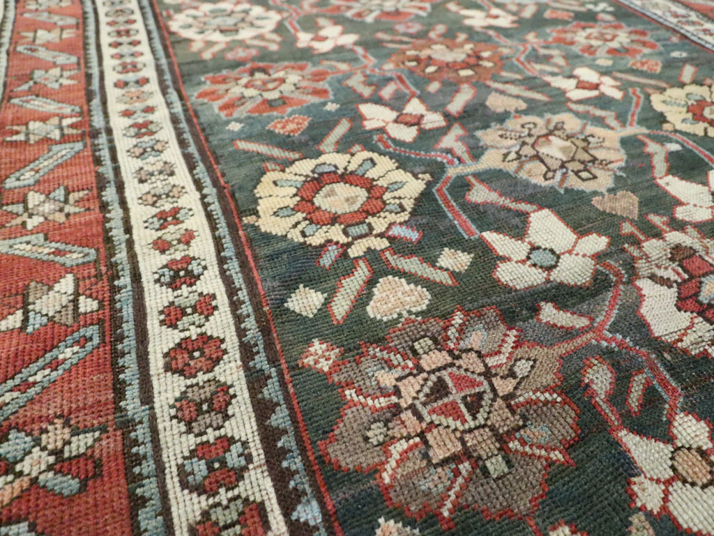 Antique Persian Kurd Gallery Rug, No.27820 - Staging