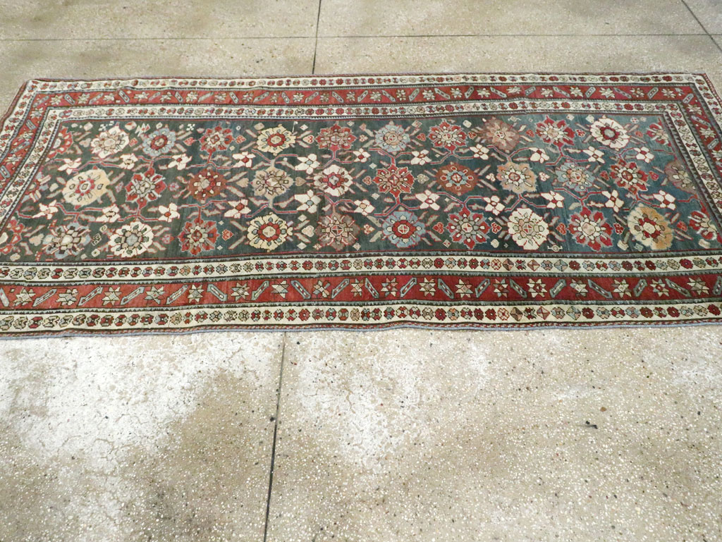 Antique Persian Kurd Gallery Rug, No.27820 - Staging