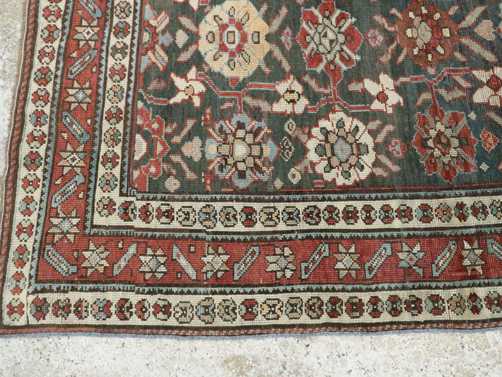 Antique Persian Kurd Gallery Rug, No.27820 - Staging