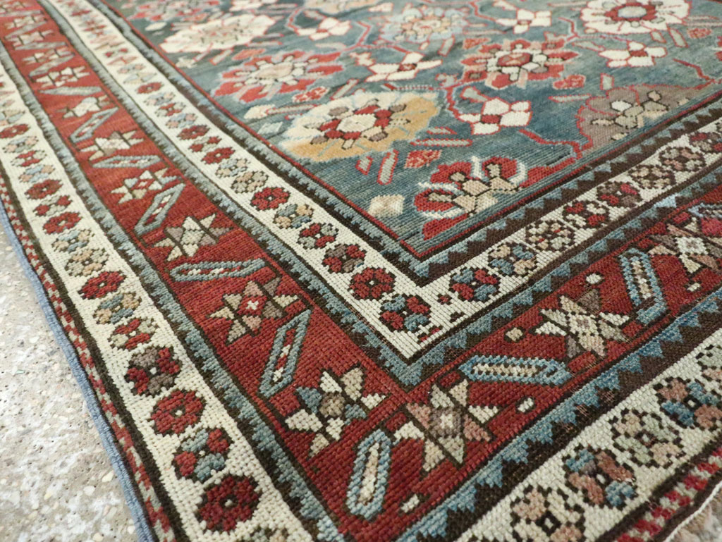 Antique Persian Kurd Gallery Rug, No.27820 - Staging