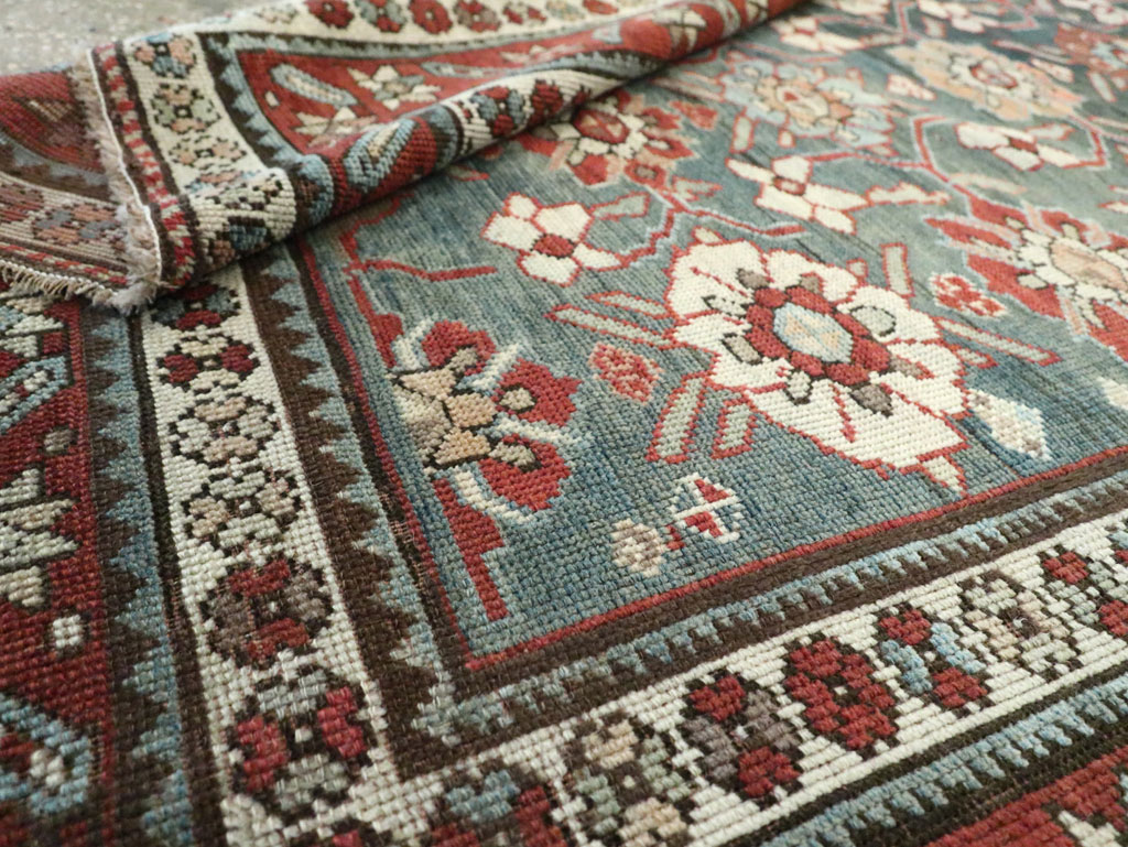 Antique Persian Kurd Gallery Rug, No.27820 - Staging