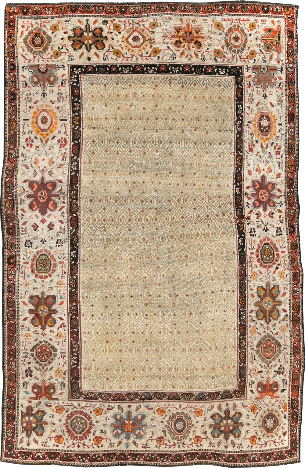 Antique Kudish Rug, No.27825 - Staging