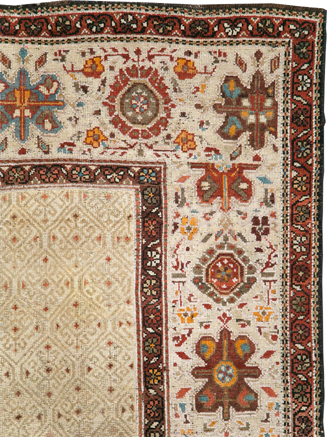 Antique Kudish Rug, No.27825 - Staging