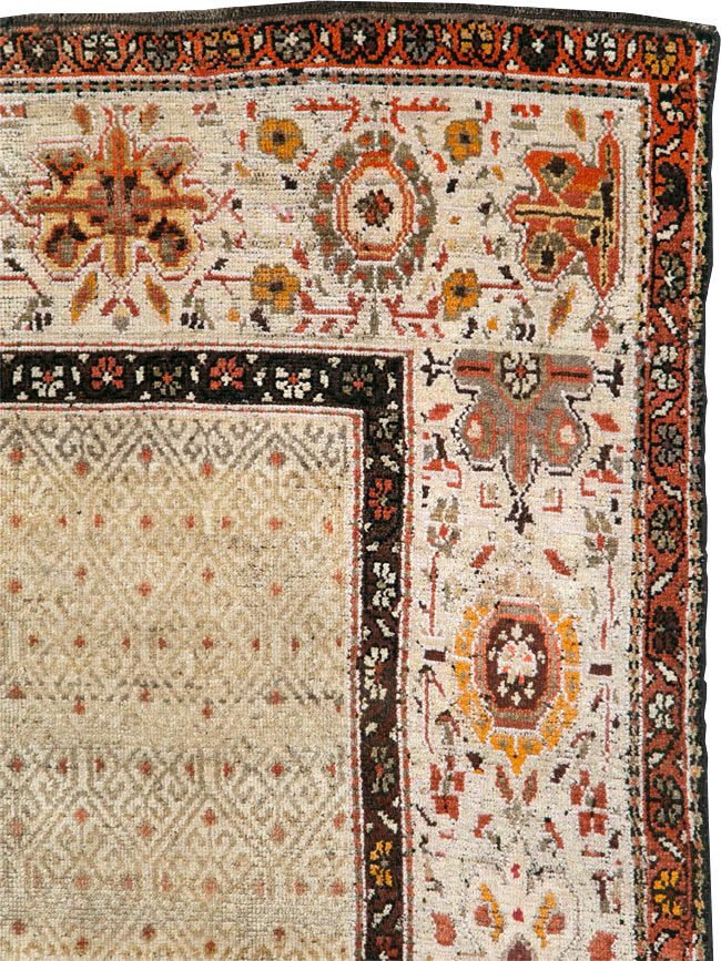 Antique Kudish Rug, No.27825 - Staging
