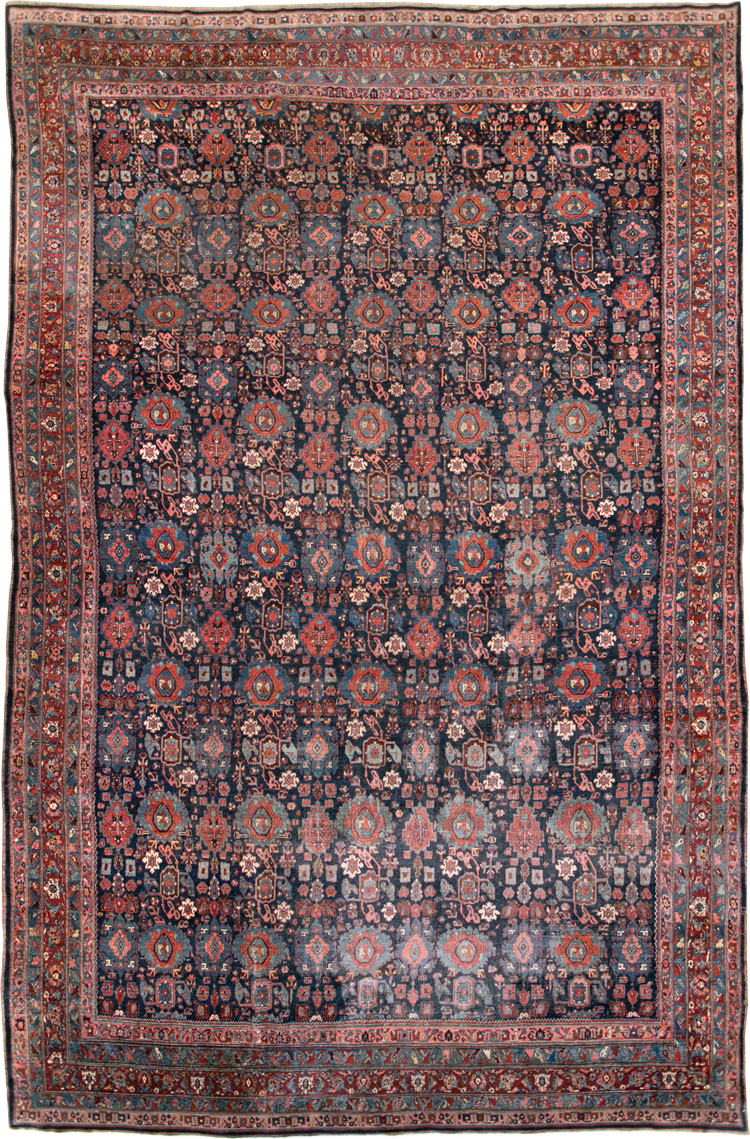 Antique Persian Bidjar Carpet, No.27828 - Staging