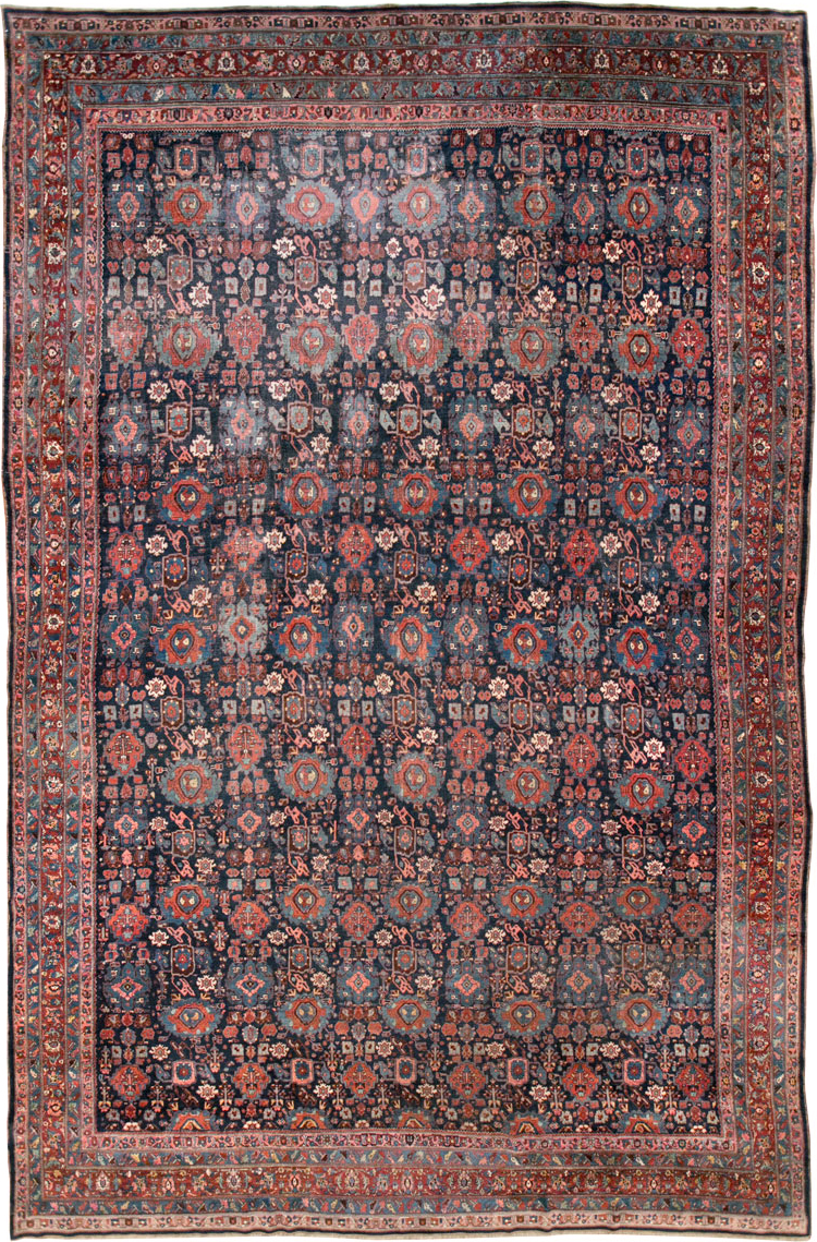Antique Persian Bidjar Carpet, No.27828 - Staging
