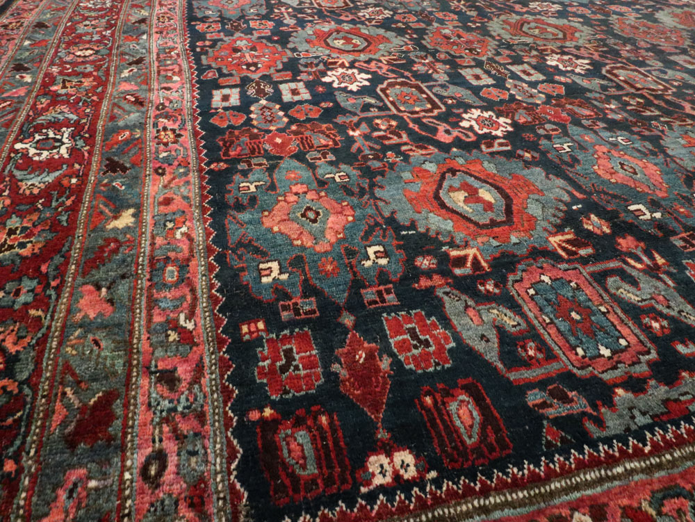 Antique Persian Bidjar Carpet, No.27828 - Staging