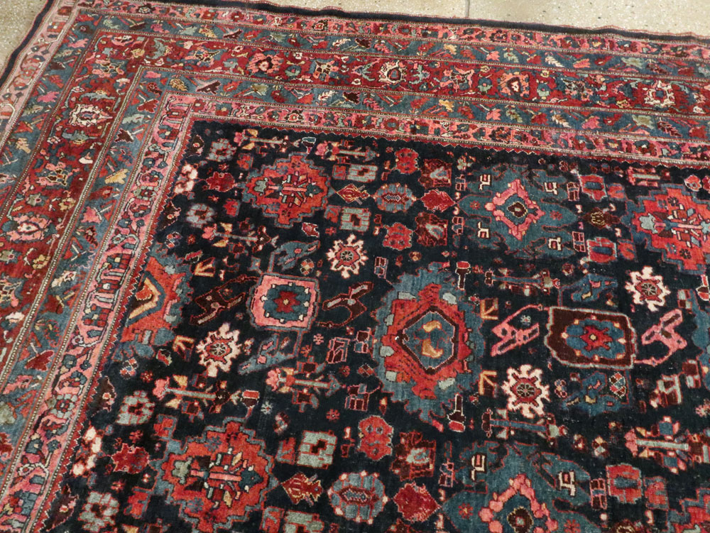 Antique Persian Bidjar Carpet, No.27828 - Staging