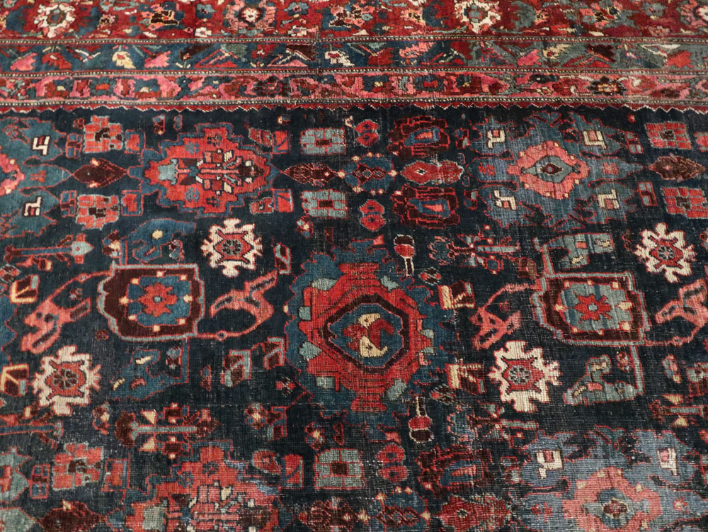 Antique Persian Bidjar Carpet, No.27828 - Staging
