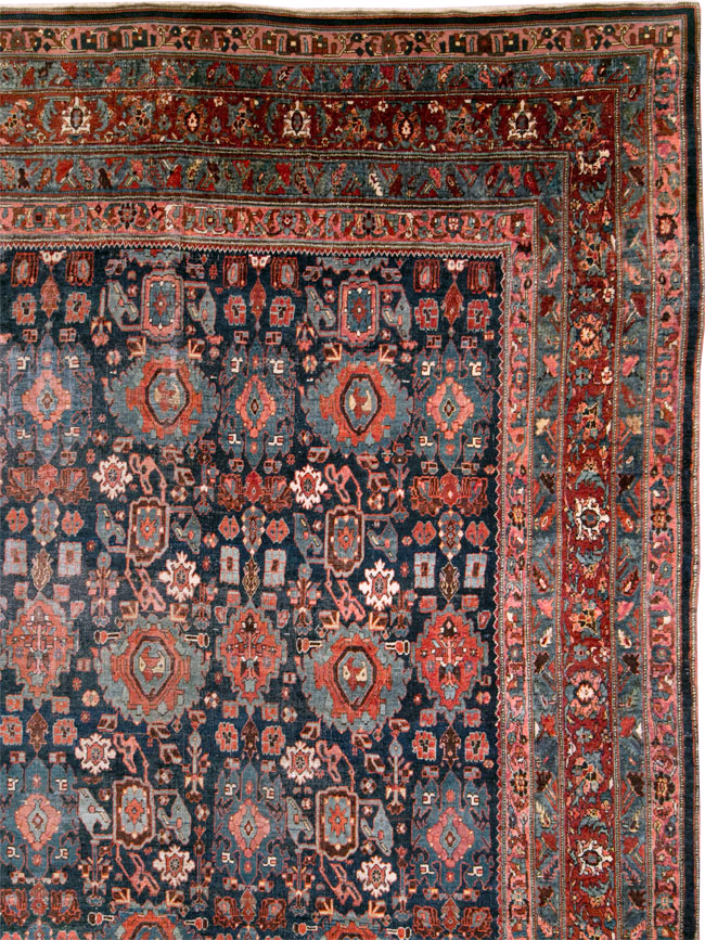 Antique Persian Bidjar Carpet, No.27828 - Staging