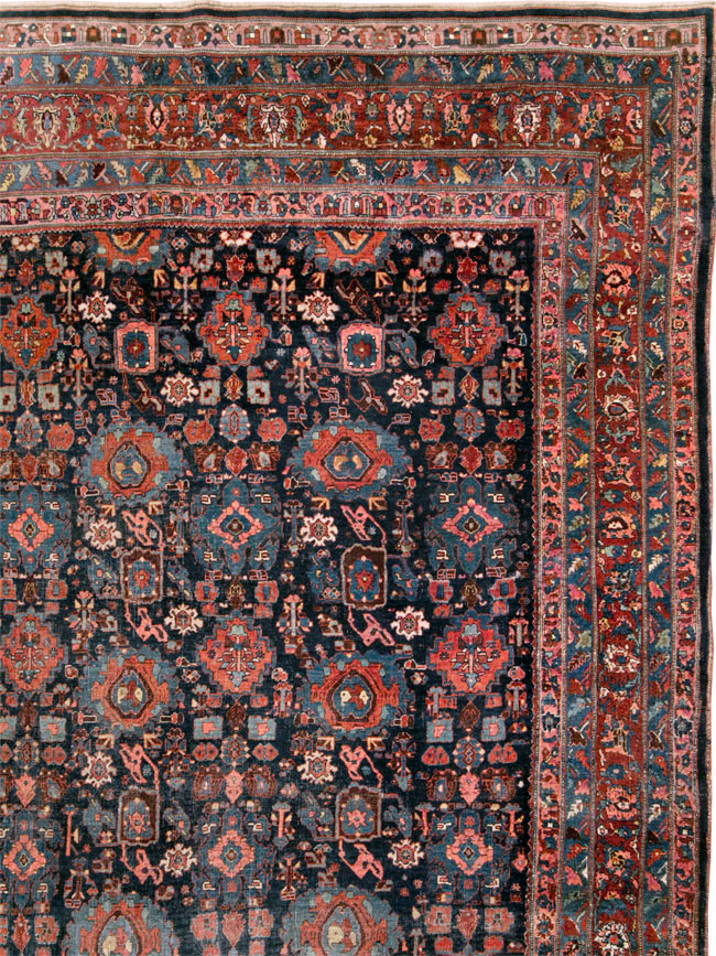 Antique Persian Bidjar Carpet, No.27828 - Staging