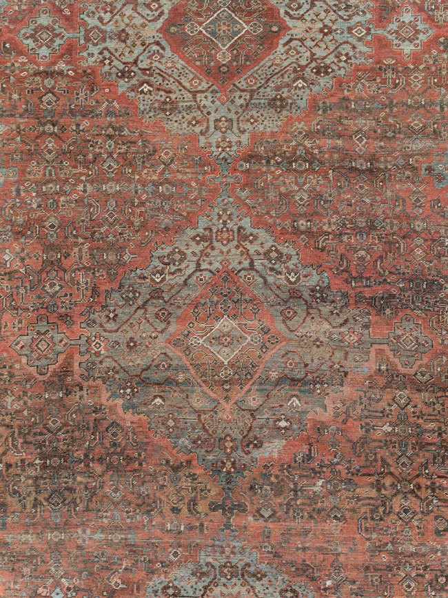 Antique Persian Shiraz Carpet, No.27830 - Staging
