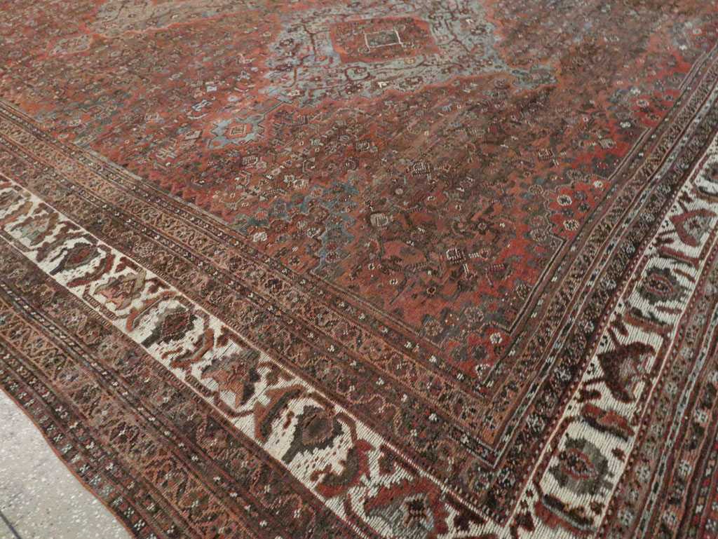 Antique Persian Shiraz Carpet, No.27830 - Staging