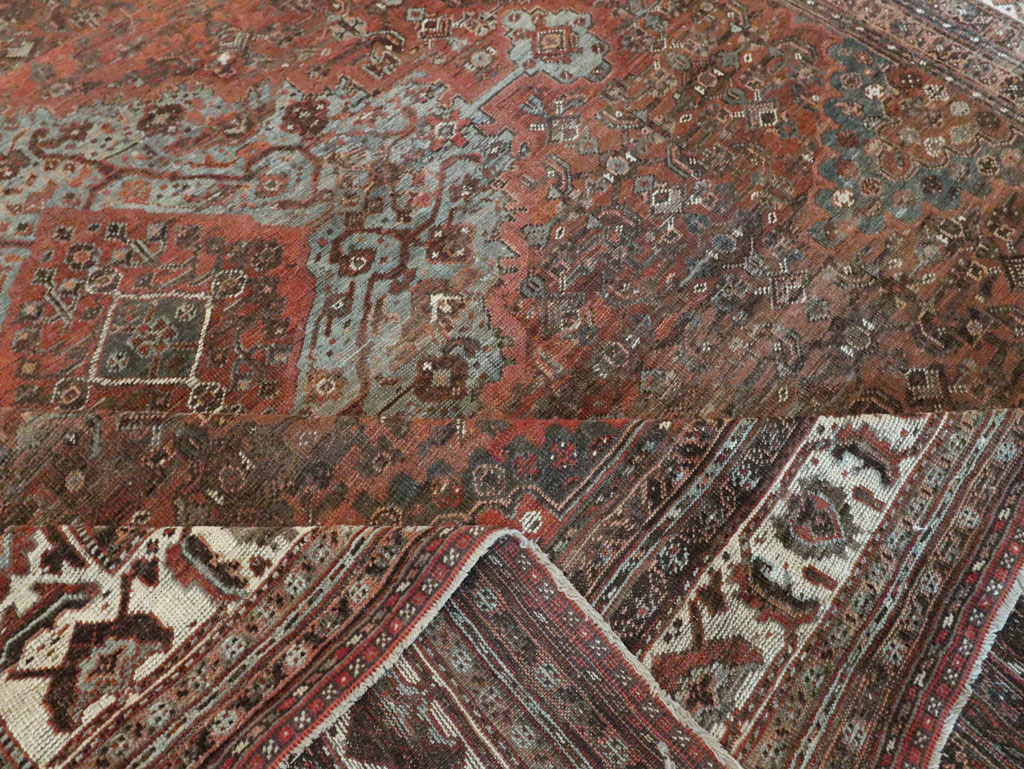 Antique Persian Shiraz Carpet, No.27830 - Staging