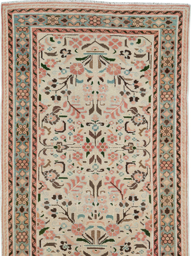 Vintage Persian Hamadan Runner, No.27831 - Staging