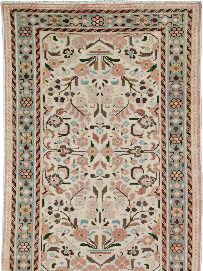 Vintage Persian Hamadan Runner, No.27831 - Staging