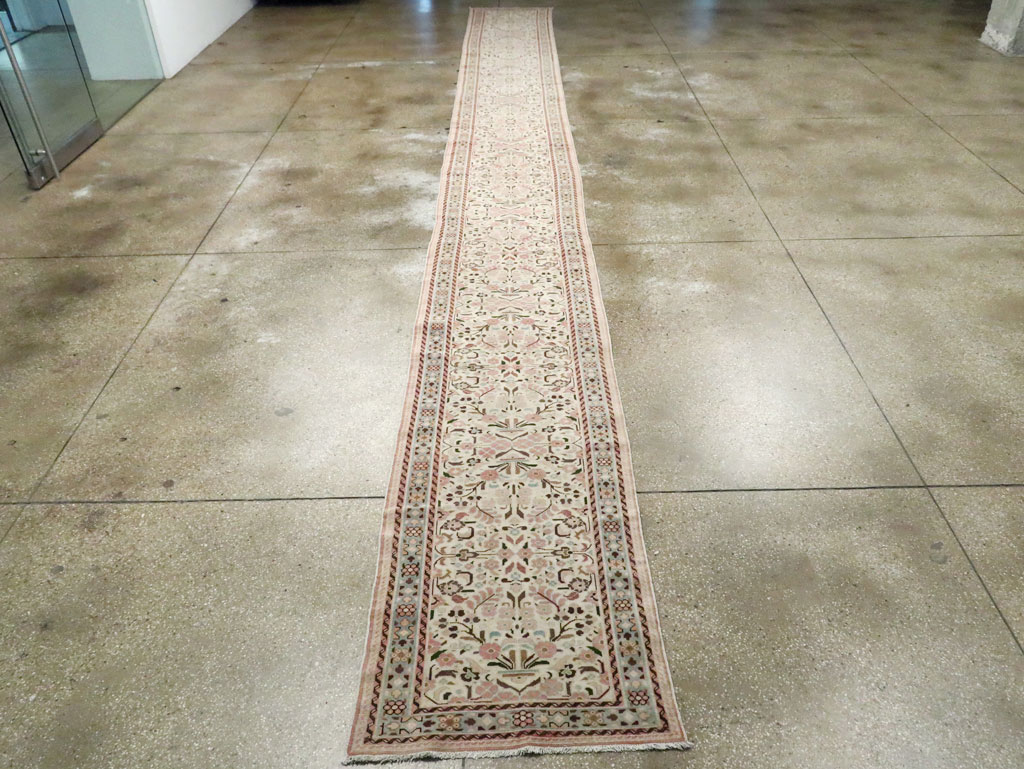 Vintage Persian Hamadan Runner, No.27831 - Staging