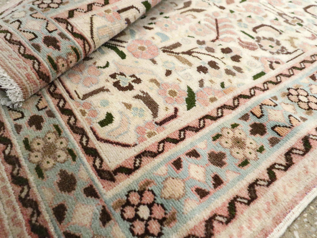 Vintage Persian Hamadan Runner, No.27831 - Staging