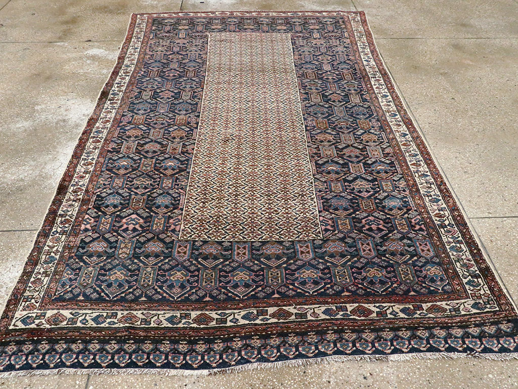 Vintage Persian Kurdish Rug, No.27837 - Staging