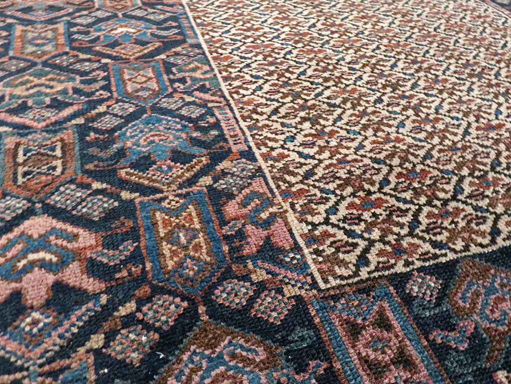 Vintage Persian Kurdish Rug, No.27837 - Staging