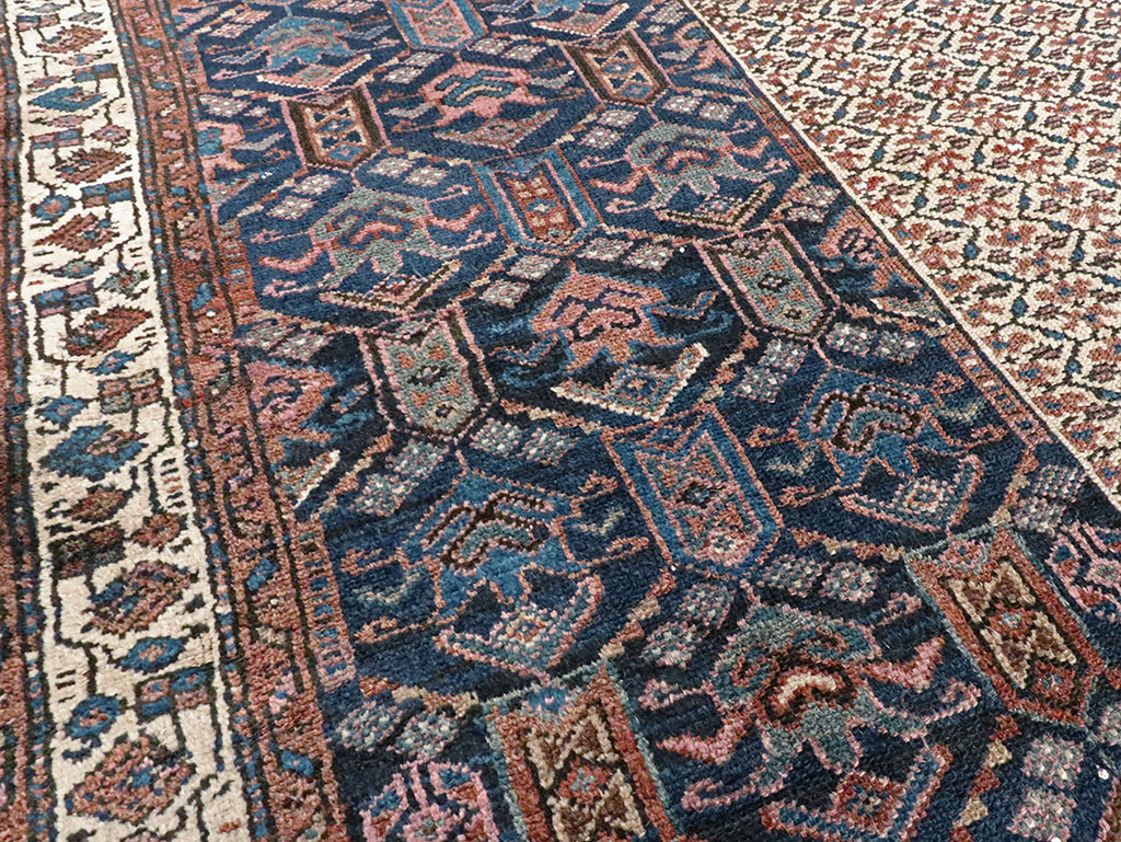 Vintage Persian Kurdish Rug, No.27837 - Staging