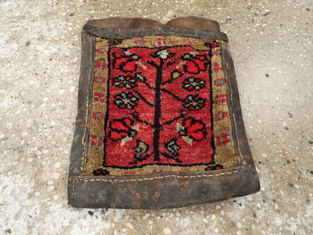 Vintage Persian Kurdish Tribal Bag, No.27848 - Staging
