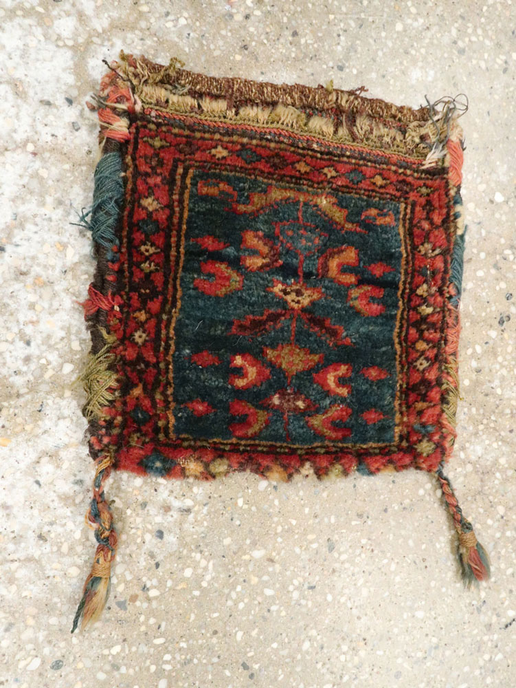 Antique Persian Kurdish Tribal Bag, No.27849 - Staging