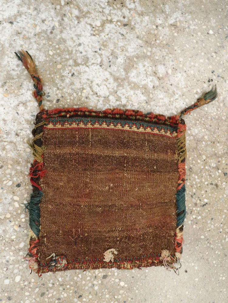 Antique Persian Kurdish Tribal Bag, No.27849 - Staging