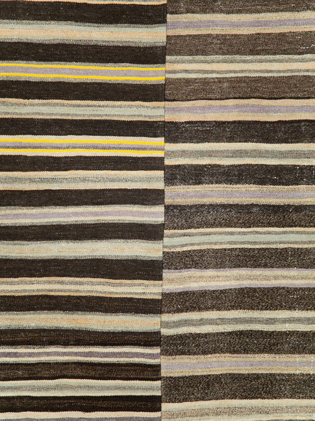 Vintage Turkish Flatweave Kilim, No.27850 - Staging