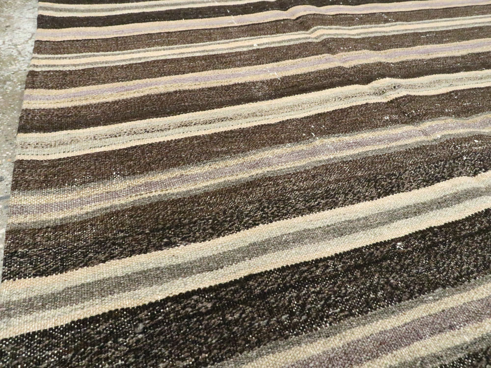 Vintage Turkish Flatweave Kilim, No.27850 - Staging