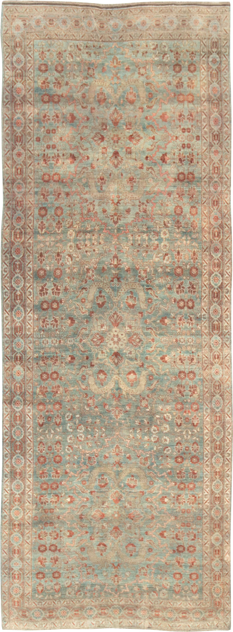 Antique Persian Bidjar Gallery Carpet, No.27853 - Staging