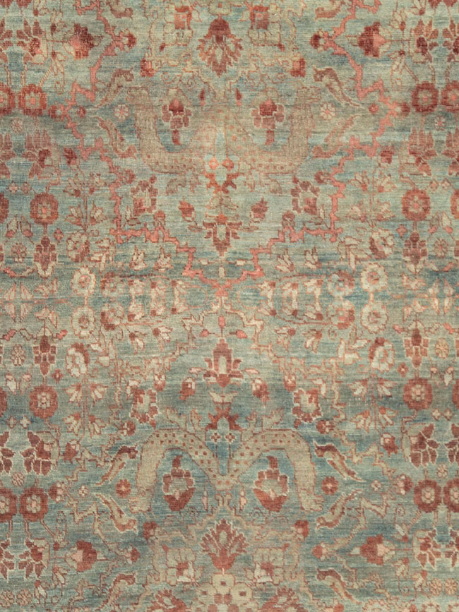 Antique Persian Bidjar Gallery Carpet, No.27853 - Staging