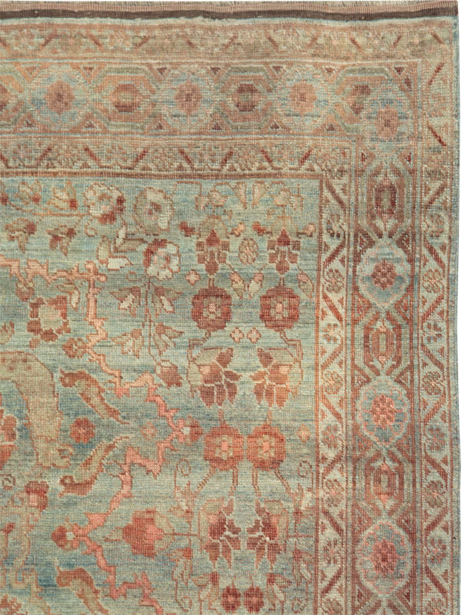 Antique Persian Bidjar Gallery Carpet, No.27853 - Staging