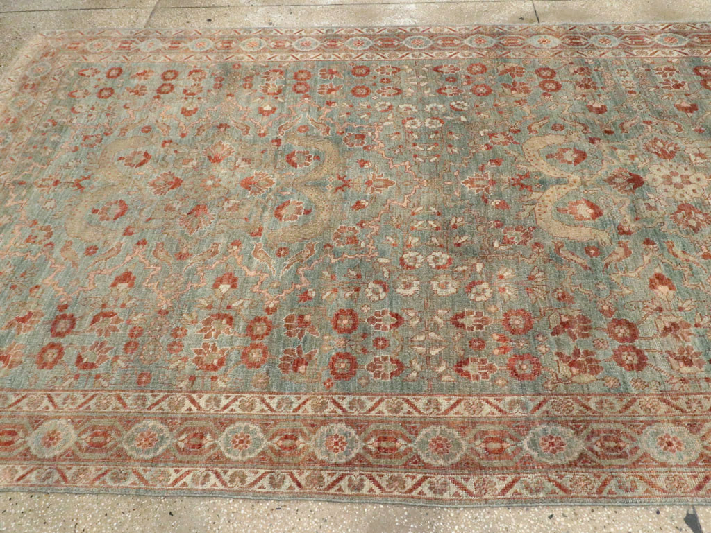 Antique Persian Bidjar Gallery Carpet, No.27853 - Staging