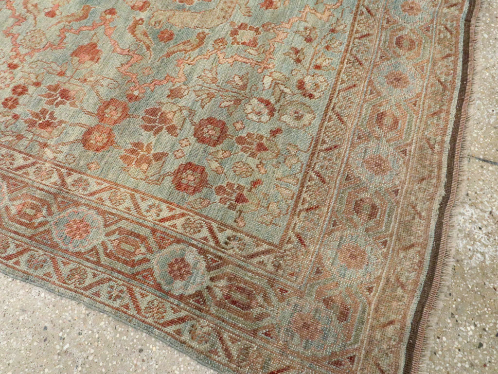 Antique Persian Bidjar Gallery Carpet, No.27853 - Staging