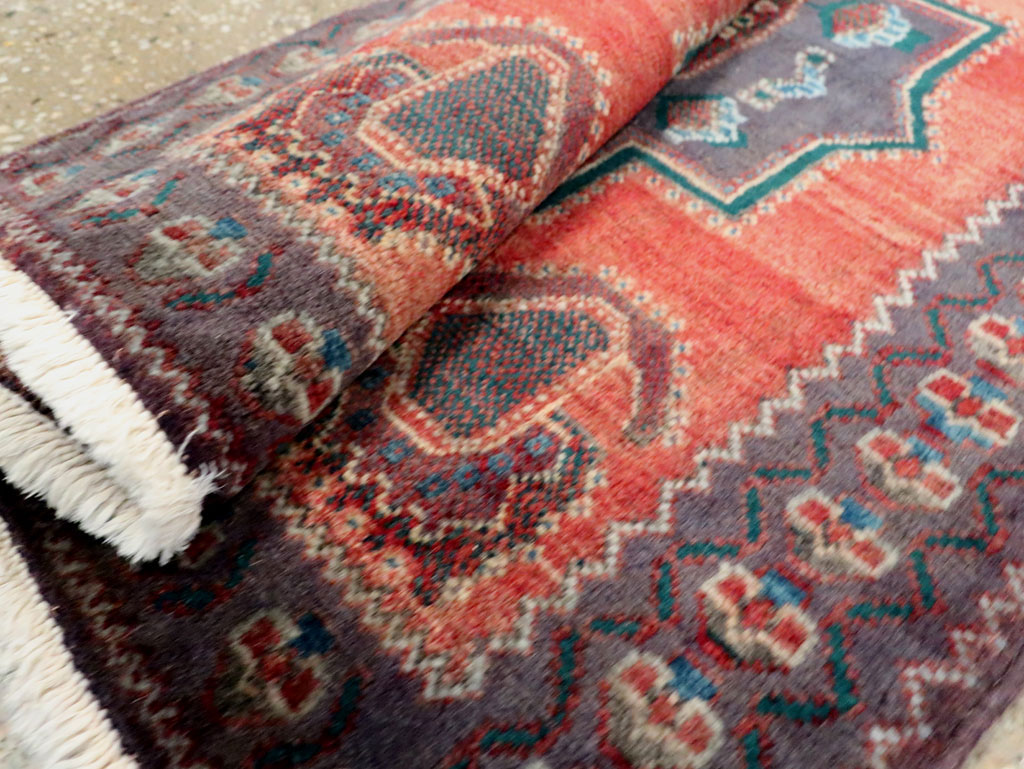 Vintage Persian Hamadan Rug, No.27855 - Staging