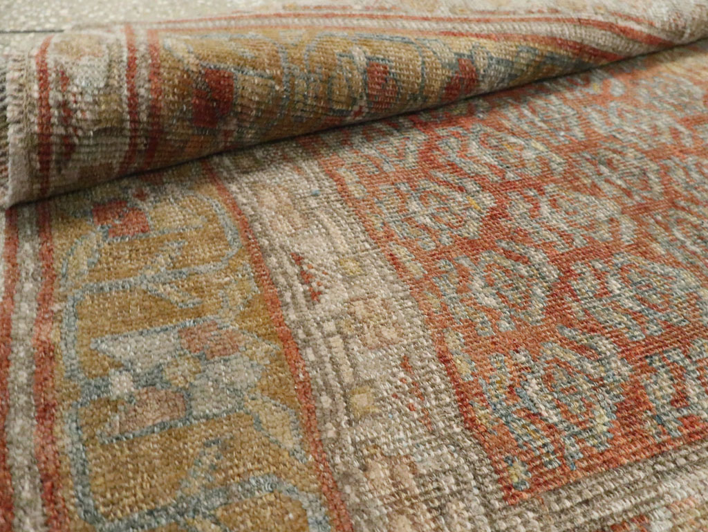 Antique Persian Kurd Bidjar Gallery Carpet, No.27858 - Staging